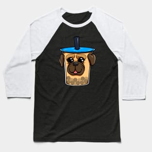 Pug Tea Baseball T-Shirt